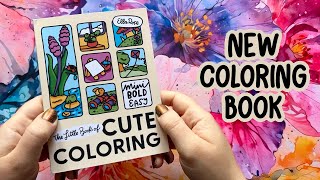 Trying a very cute pocket sized coloring book ✧