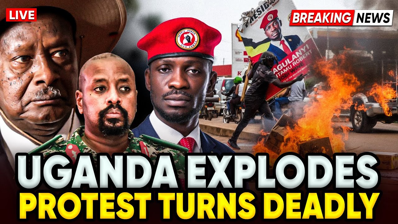 BREAKING NEWS: Gen Z Leads Nationwide Protests After Uganda’s Disputed Election