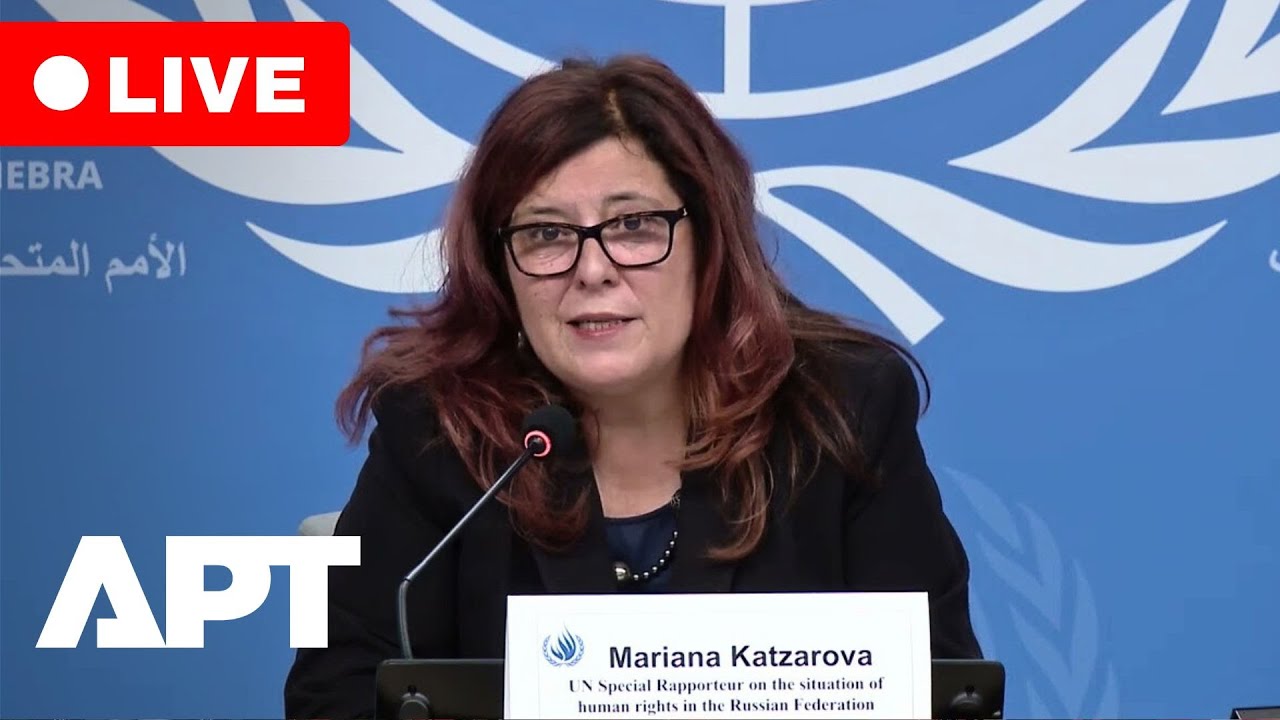 LIVE | UN Special Rapporteur Briefs on Human Rights in Russia | Geneva ...