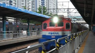 경부선 관악역 용산행 무궁화 7471호 디젤기관차