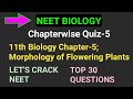 NEET Biology Chapterwise Quiz-5||11th Biology Ch-5||Study with FARRU