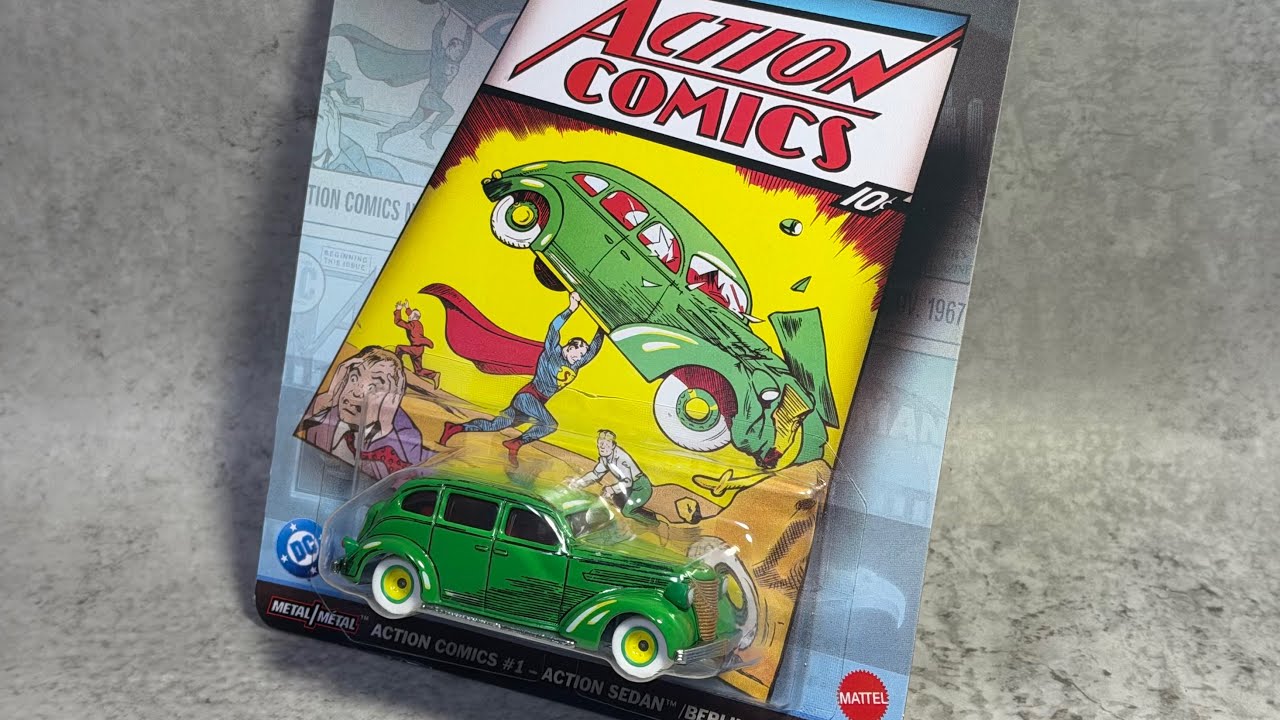 ミニカー 今日のお買い物 ● ACTION COMICS　#1 ACTION SEDAN ™︎ /BERLINEアクションコミックアクションセダン　ベルリン