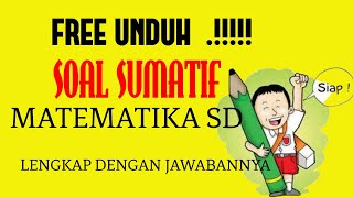 SOAL SUMATIF MATEMATIKA SD KELAS 1 KURIKULUM MERDEKA