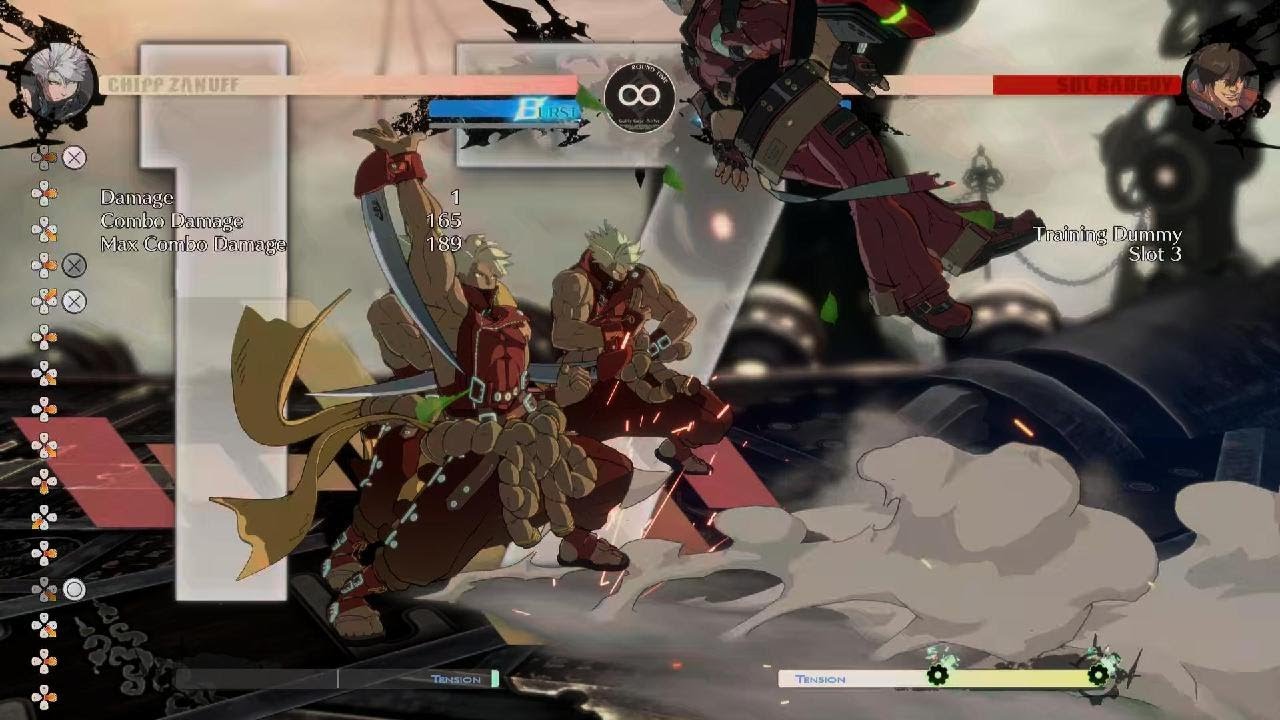 Chipp Fullscreen Alpha Blade Drift Roman Cancel Combo - YouTube