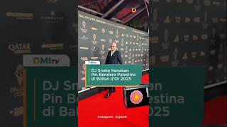Download Lagu DJ Snake Wears Palestinian Flag Pin at 2025 Ballon d'Or MP3
