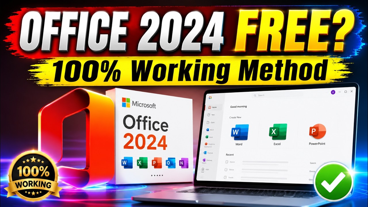 Download & Install MS Office Latest Version Free Step By Step Genuine Method 100% Working (2026)