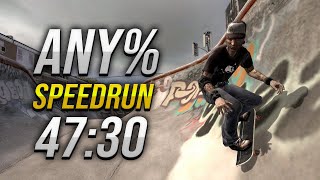 [WR] Tony Hawk's Proving Ground | Any% Speedrun in 47:30 Tony Hawk Proving Ground Glitch