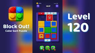Block Out Level 120 Walkthrough 🧩 | All Levels Solution | Mini Boss