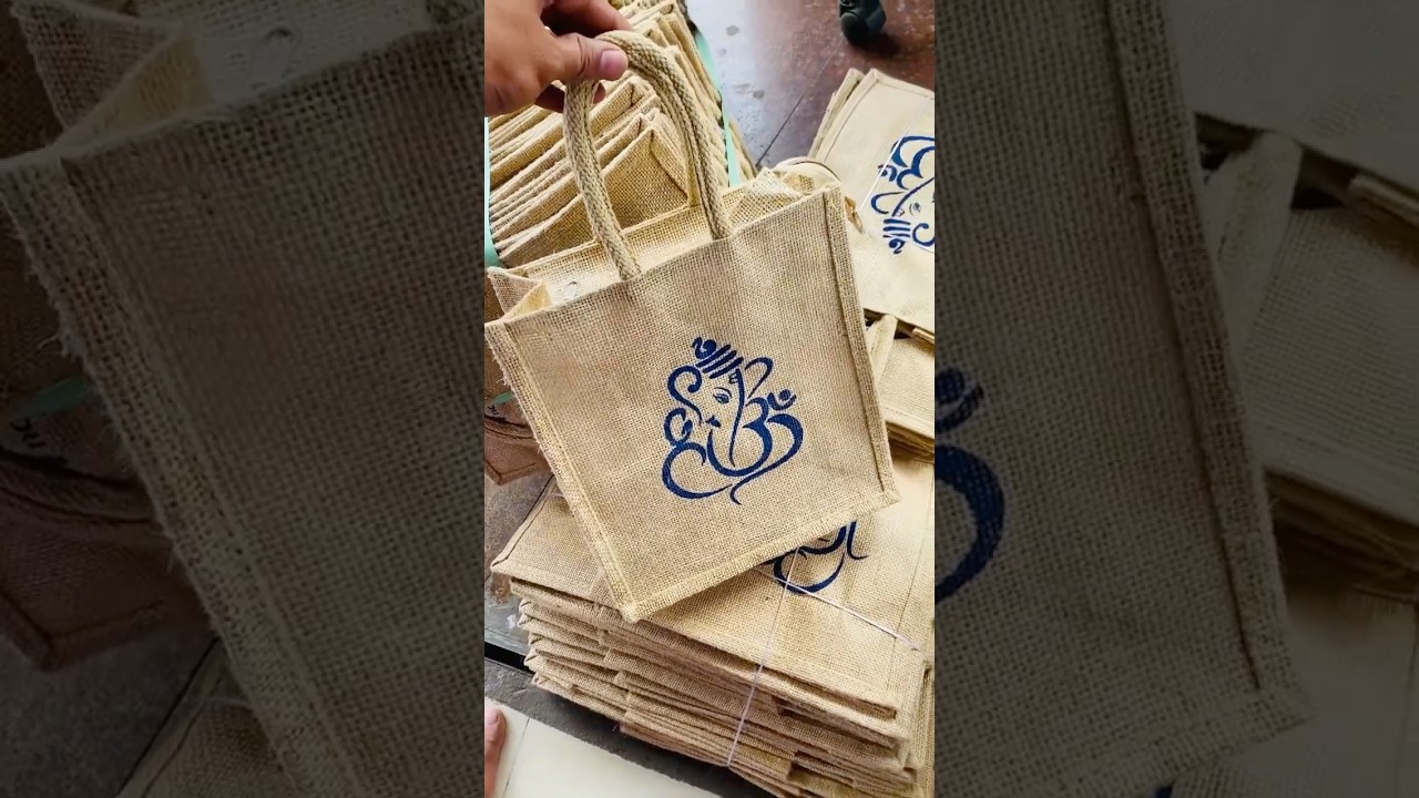 Corporate jute gift packing bag for Diwali 