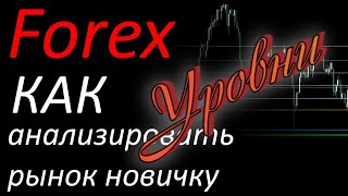 Forex! Как АНАЛИЗИРОВАТЬ РЫНОК новичку! Трейдинг обучение! Уровни, ранжирование уровней.