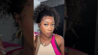 This 360 Lace Water Wave Wig Blew Up My Look😱 No Glue Needed 💨💦#360lacewig #waterwave #shorts
