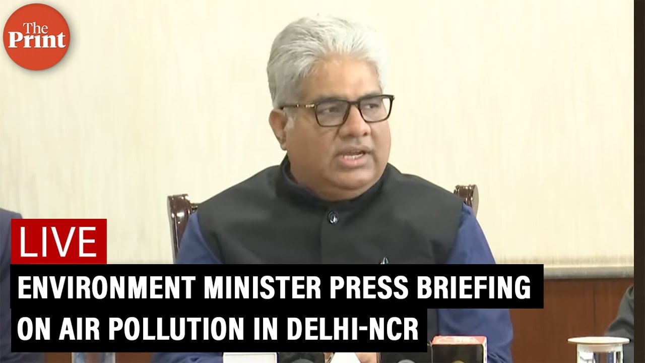 LIVE: Environment Minister briefs on steps taken by Govt to control AIR Pollution in Delhi-NCR