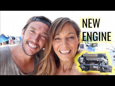 Installing our NEW Engine | Sailboat Refit (Sailing Nandji) Ep 127