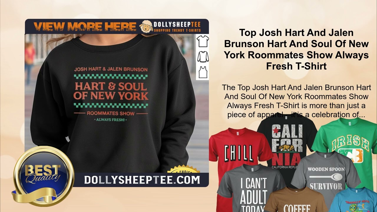 Top Josh Hart And Jalen Brunson Hart And Soul Of New York Roommates Show Always Fresh T-Shirt