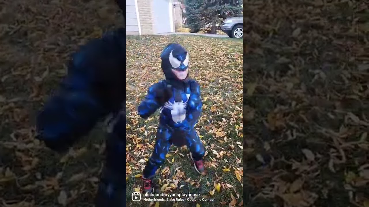 The Best Venom Costume For Toddler Boy! | Halloween Costume Contest | cosplay superhero costume boys