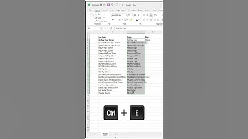 Excel Hacks for Quantity Surveyors - Flash Fill
