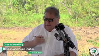 Bayou Cane Pump Station Groundbreaking