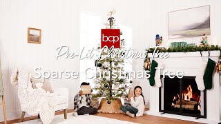 Best Choice Pre-Lit Sparse Christmas Tree