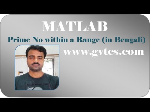 MATLAB: Prime Nos within given Range