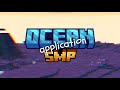 My application to OceanSMP #OceanSMPApplication