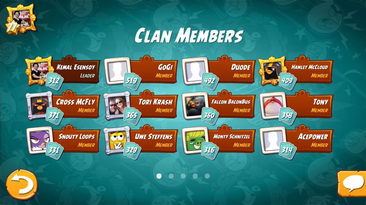 clan battle angry birds 2