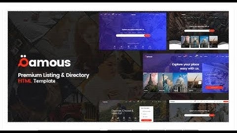 Qamous - Directory Listing Template | Themeforest Templates