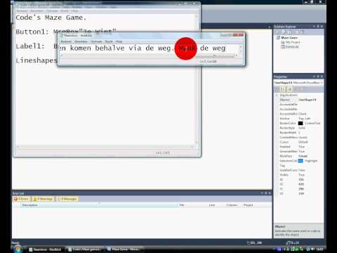 Visual Basic 2010 Maze Game
