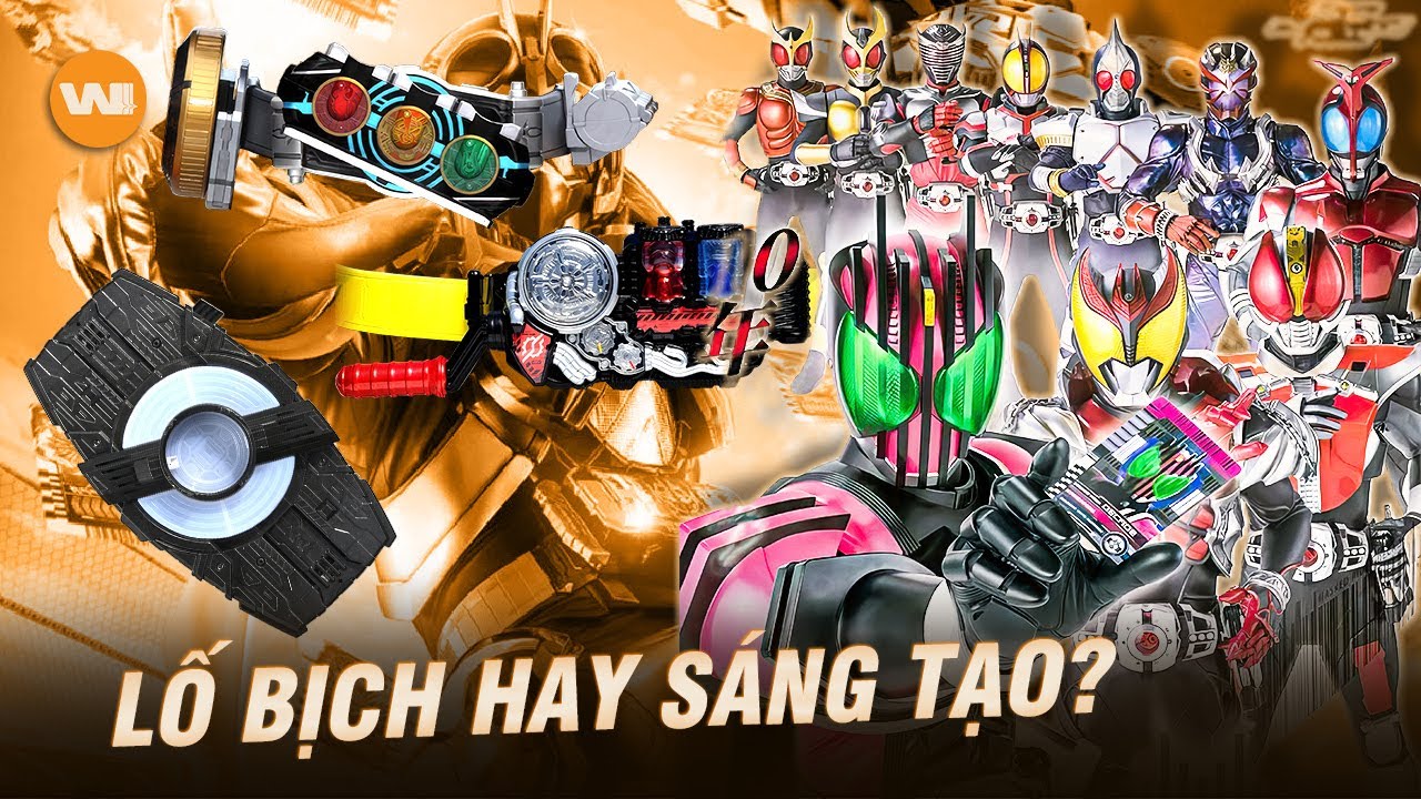 XẾP HẠNG 35+ THẮT LƯNG BIẾN HÌNH KAMEN RIDER TỪ LỐ BỊCH ĐẾN SÁNG TẠO