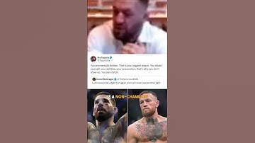 TOPURIA RESPONDS TO CONOR