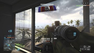 battlefield 4 M98B Vs Heli pilot