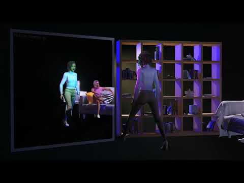 Full Body Motion Test Through Mirror - iClone 8