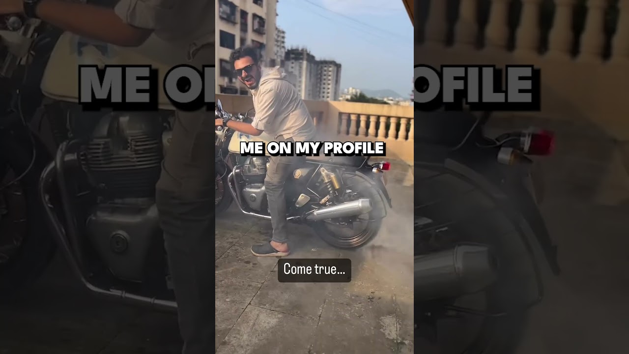 Me on my profile vs Hers | #bikelover #motovlog #carlove