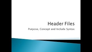 19 - Header Files
