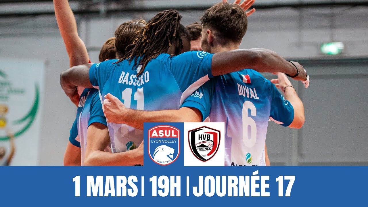 ASUL Lyon Volley / Harnes VB | Élite Poule B | 17è journée | 01/03/2025 ...