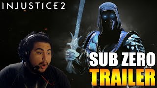 THE SAVAGERY - Injustice 2 - Sub Zero Official Trailer (REACTION!)