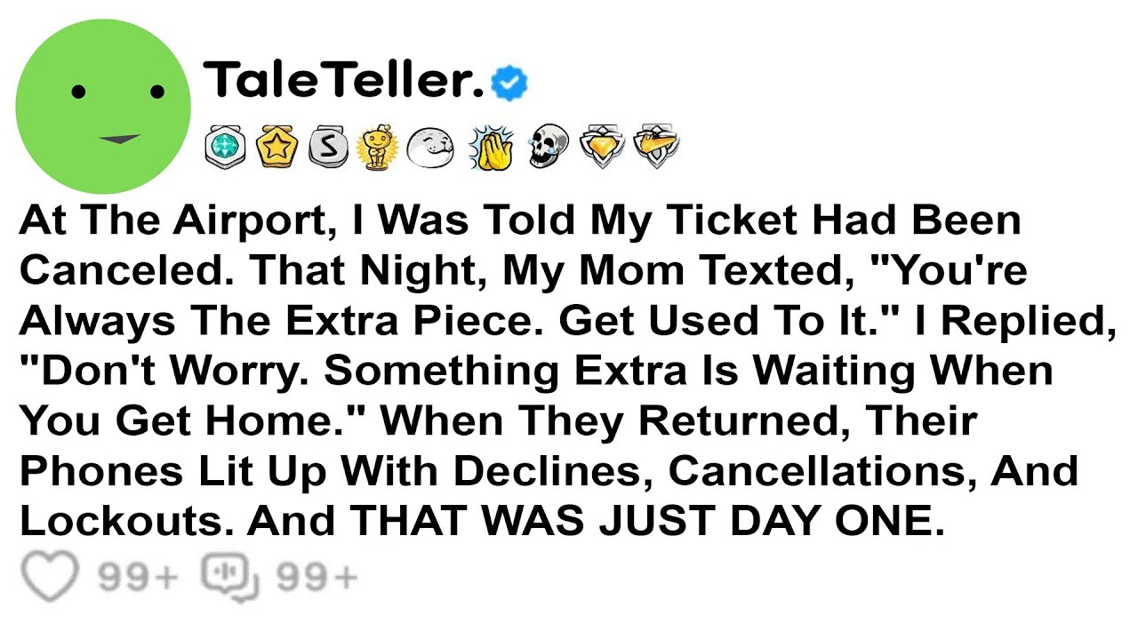 At The Airport, I Was Told My Ticket Had Been Canceled. That Night, My Selfish Mom Texted...