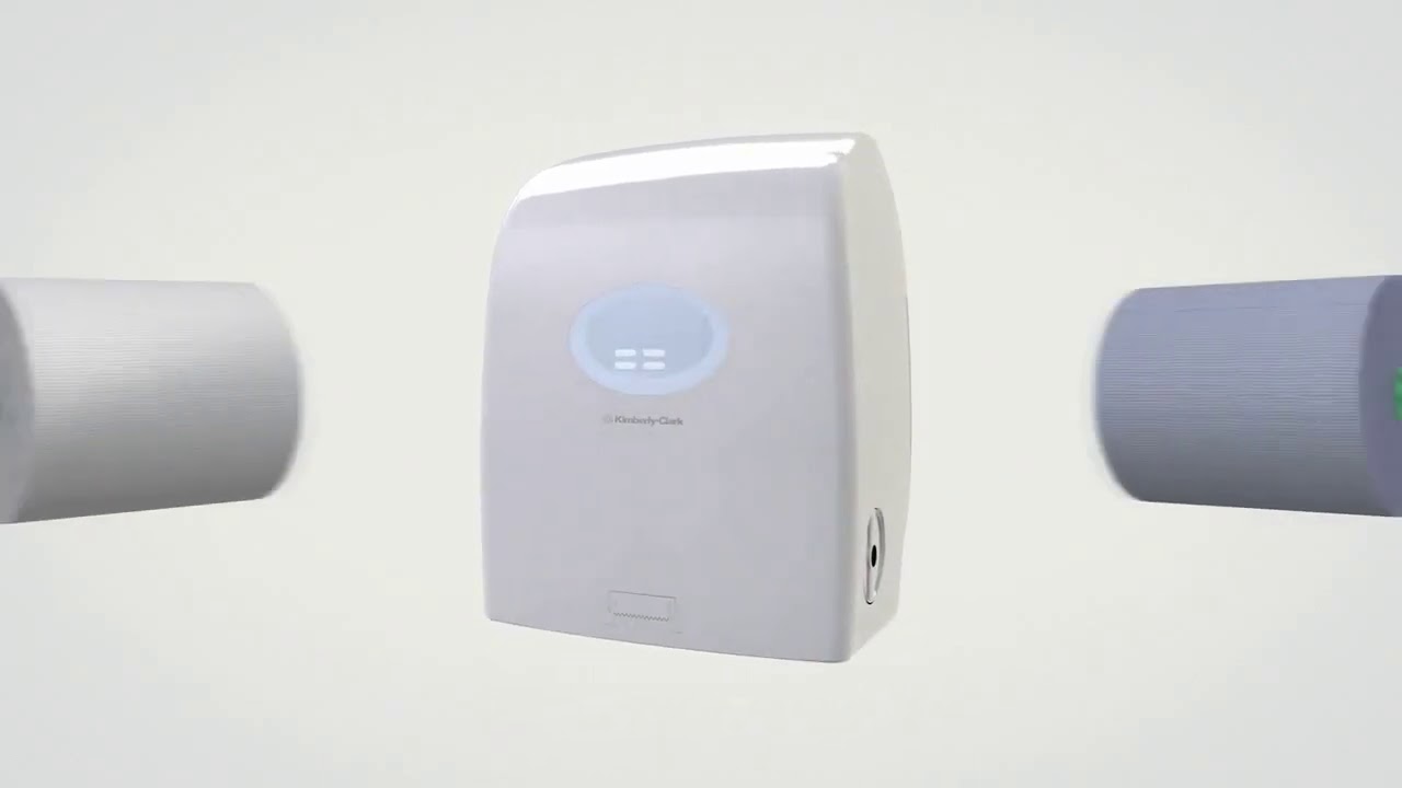 Дозатор рулонных полотенец 7955 Aquarius Slimroll белый производства Kimberly-Clark Professional