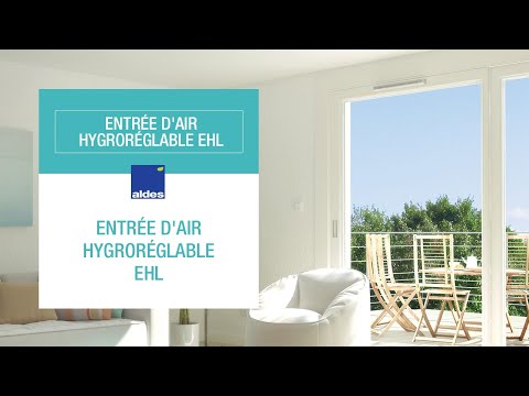 Entrée d'air hygroréglable - EHL