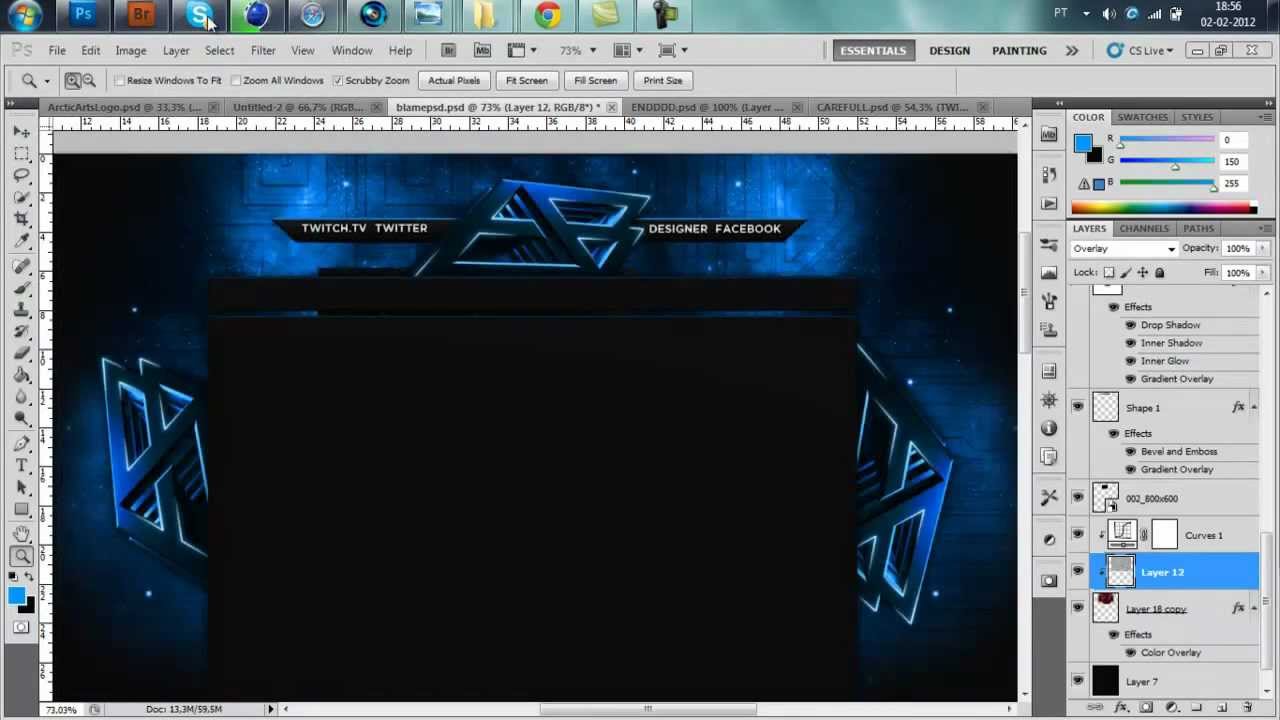 Blame Background Speed Art  | BY EXONARTS