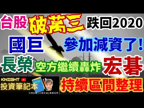 2022/10/21/國巨、長榮、宏碁股票投資記錄第40集/國巨減資了/長榮空方格局持續/宏碁區間整理格局/大盤跌破萬三/真實的股票交易、股票投資記錄/