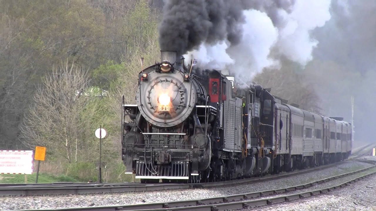 Steam excursion 2013 SOUTHERN 630 Asheville to Old Fort NC (Part 2 in