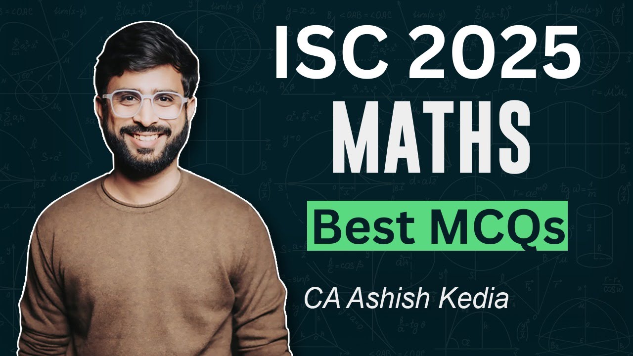 Maths ISC 12 Important Questions Boards| Best MCQs Practice ...