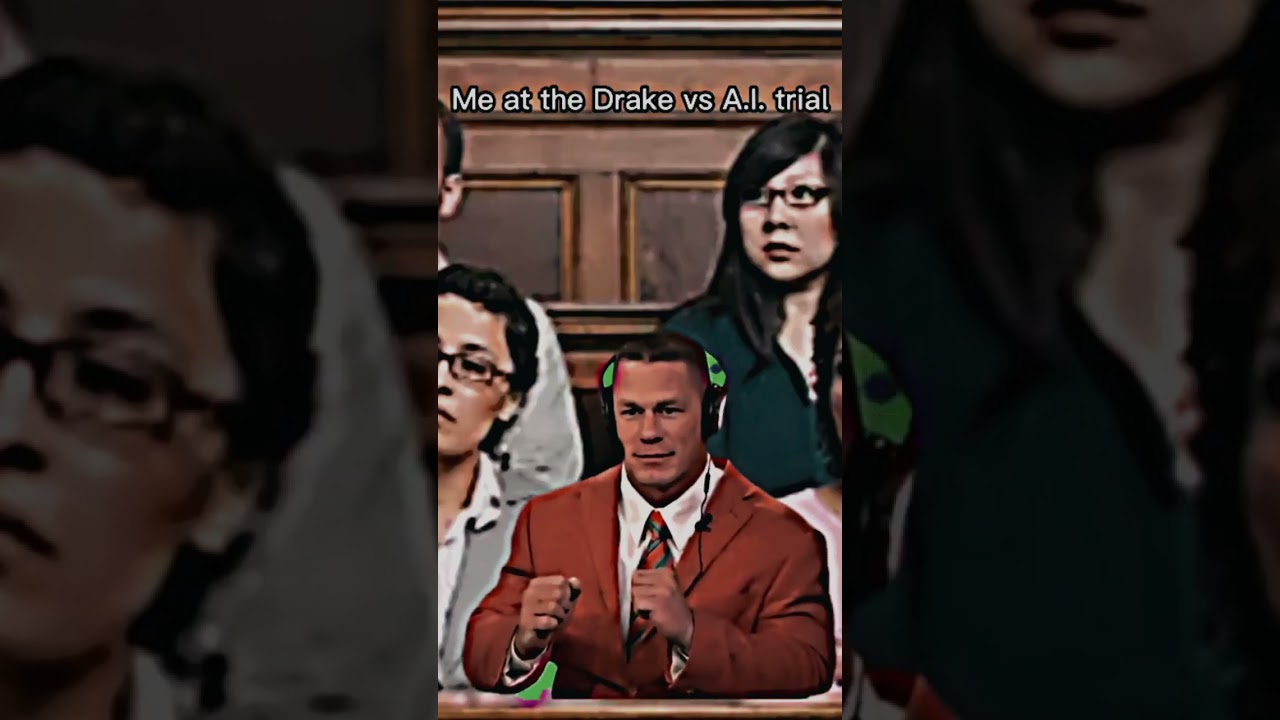 John Cena at the AI Drake trial