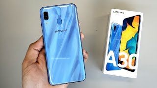 Unboxing Samsung Galaxy A30 Azul - A30 Sucessor do J8 - Review - YouTube
