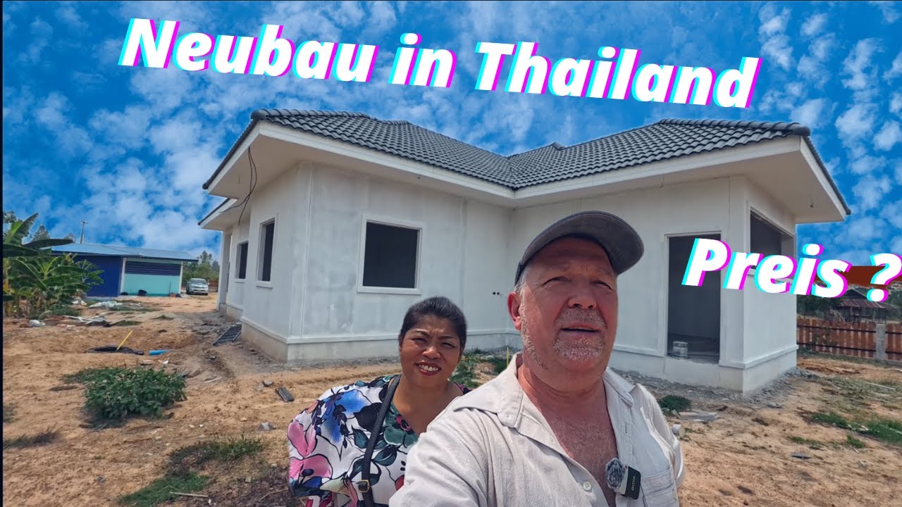 Teil 2. Was kostet der Hausbau in Thailand, im Issan, mit Mauer. Sue baut neu. Rohbaubesichtigung