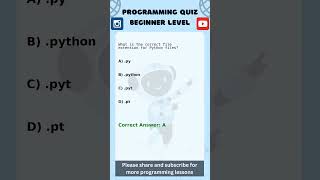 Programming Quiz - Beginner Level | Python | AI | Machine Learning | Data Science | Coding | Gen AI