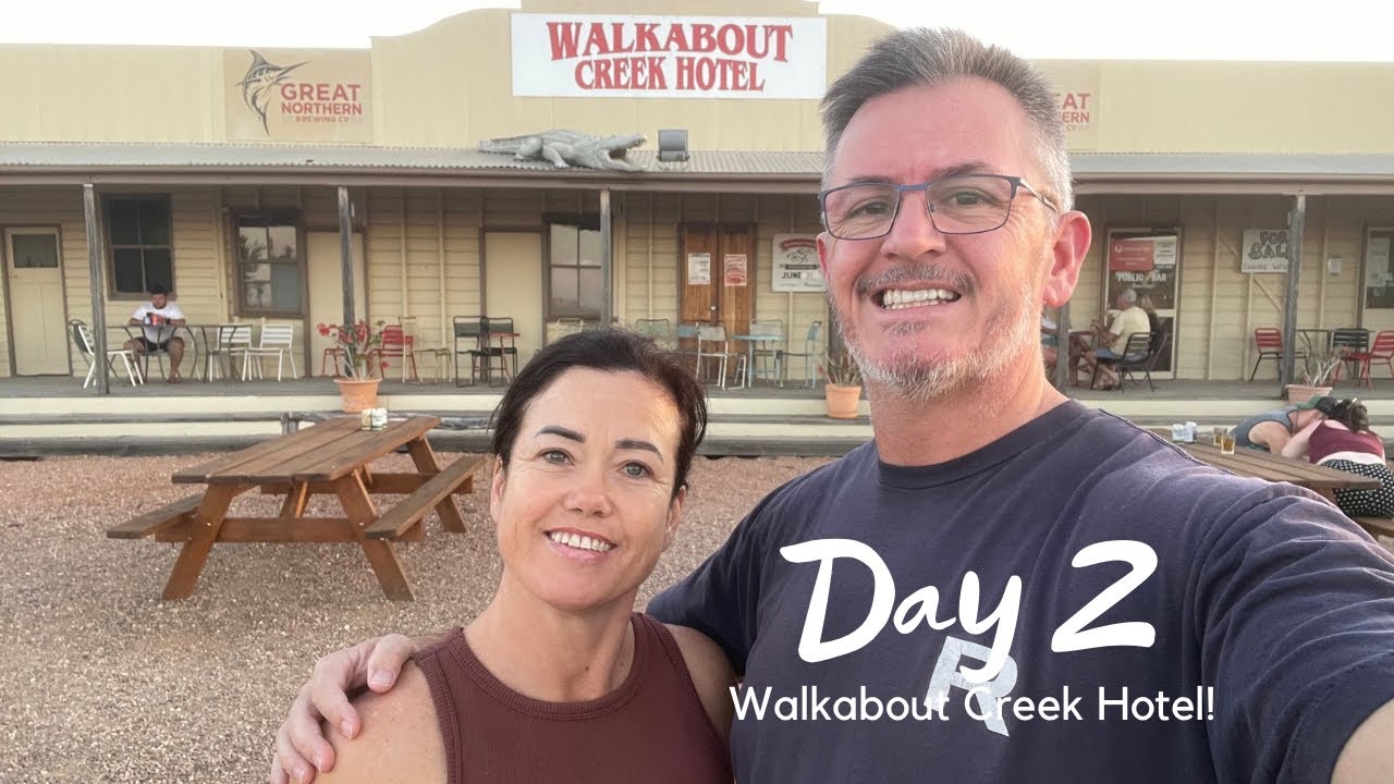 Day 2 - We got to Walkabout Creek Hotel on our Road Trip 🥳
