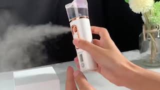 Private Label Facial Spa Handy Auto Sanitizer Mini Nano Mist Sprayer Steamer Nano Sprayer