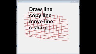 draw line copy line move line c sharp