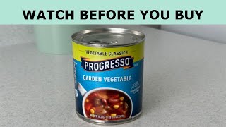 Progresso Vegetable Classics Canned Soup, 19 oz Review